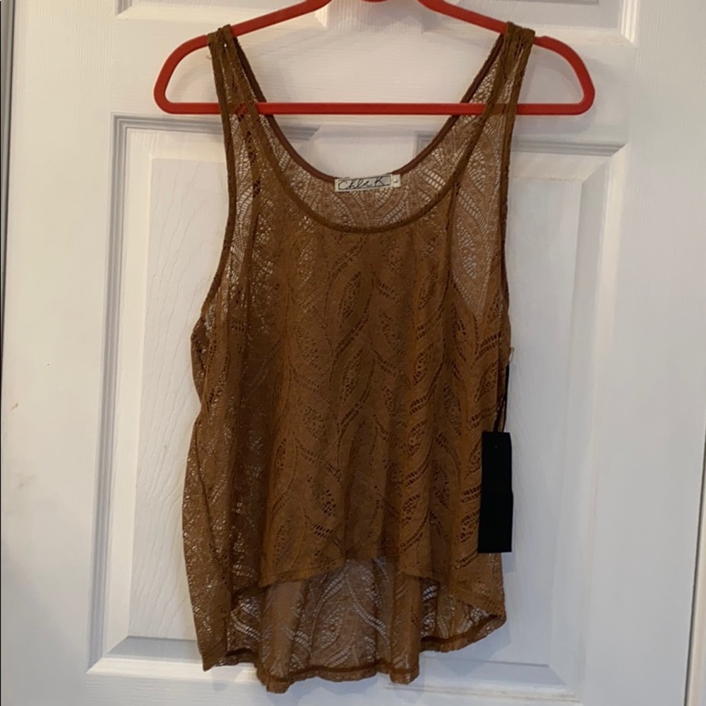 Sheer crop top